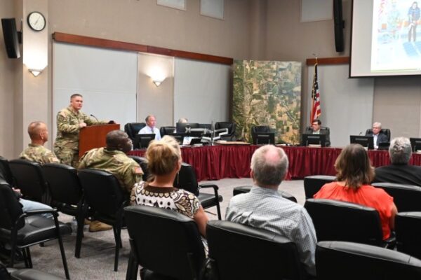 Fort Hunter Liggett commander reports at Paso Robles council meeting