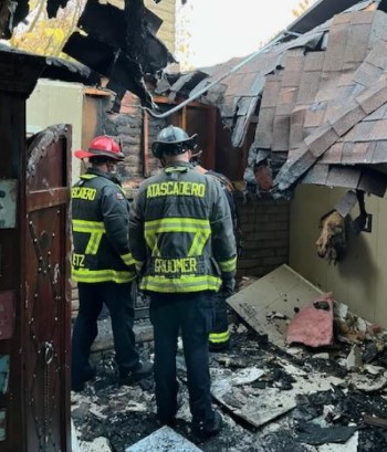 Firefighters battle intense blaze at Atascadero home early Saturday