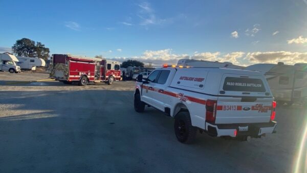 Emergency crews respond to explosive truck fire in Paso Robles
