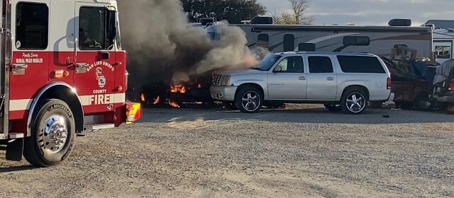 Emergency crews respond to explosive truck fire in Paso Robles