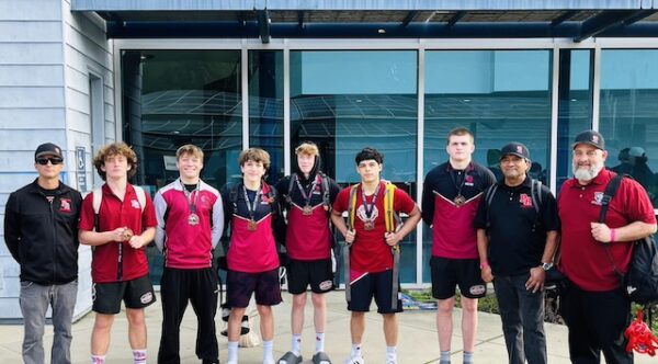 IMG 1808 L-R Nate Ybarra, Josh Willis, Brandon England, Drake Mello,Logan Camack, Pedro Coronado, Caleb Konoski, David Ybarra, Mike Ciccarelli