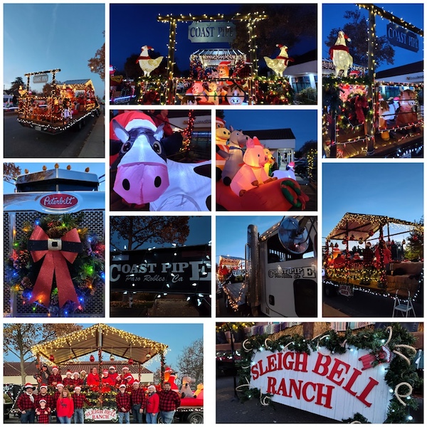 Christmas light parade awards and top honors announced Paso Robles