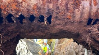Paso Robles crews restore storm drain under Creston Road