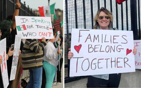 Protesters in Paso Robles rally against immigration policy changes