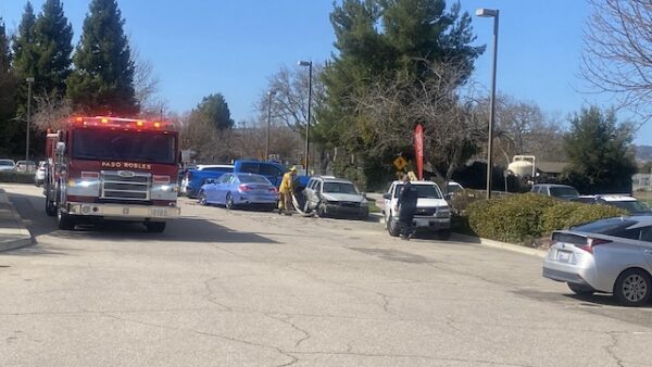 Emergency services respond to crash