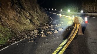 Update: Caltrans reopens 12-mile stretch of Highway 1 after rockslide
