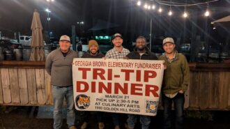 Dinners cost $60 and will be available for drive-thru pickup on Friday, March 21