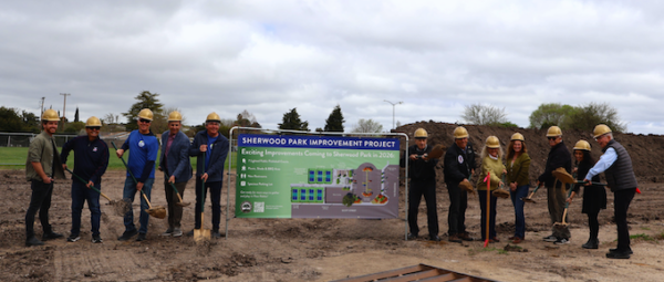 Pictured here L-R are Reilly Newman (Parks and Recreation Advisory Committee/PRAC), Daniel Rodriguez (Senior Citizen Advisory Committee), Craig Lea (Paso Robles Pickleball Club), Chris Huot (Paso Robles Interim City Manager), Larry Werner (Paso Robles Pickleball Ambassador), City Councilmember Fred Strong, Paso Robles Mayor John Hamon, City Councilmember Kris Beal, Diane Zannotti (PRAC and Congressional Aide to Congressman Jimmy Panetta), Bill Saylor (PRAC), Community Services Director Angelica Fortin and City Councilmember Steve Gregory.