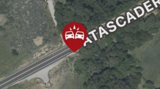 Woman airlifted after crash down embankment off Highway 41