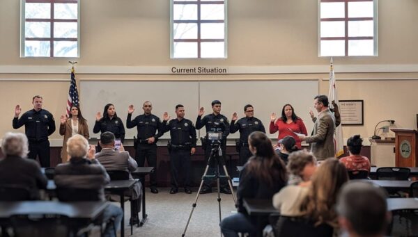 Paso Robles Police Department swears in five new officers