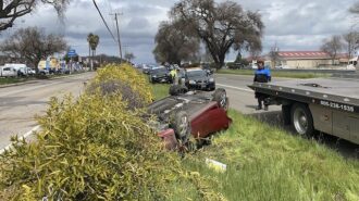 Driver uninjured in Highway 101 rollover near Paso Robles