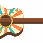 Make a felt guitar lapel pin with the Paso Robles City Library