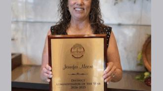 School district names Jennifer Moore administrator of the year
