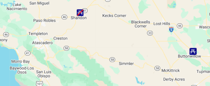 Shandon rest area closed for repairs on Highway 46