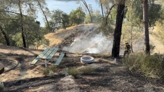lake nacimiento fire