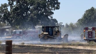 Firefighters stop forward progress of Paso Robles vegetation fire