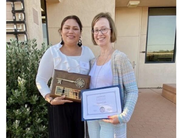 School district honors volunteer with 'Key to the District'