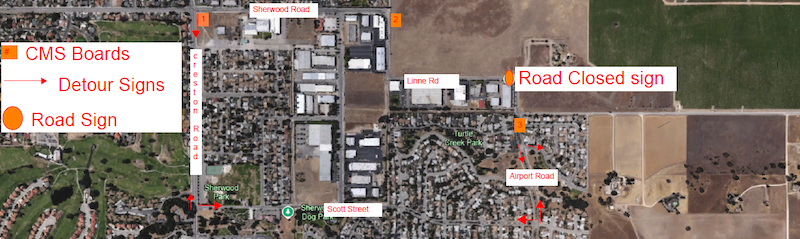 Airport Road segment to close for construction from June 23 to Aug. 8