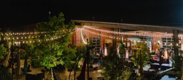 Willow Creek Distillery hosting event with live music and cocktails