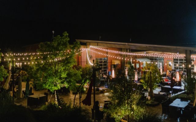 Willow Creek Distillery hosting event with live music and cocktails