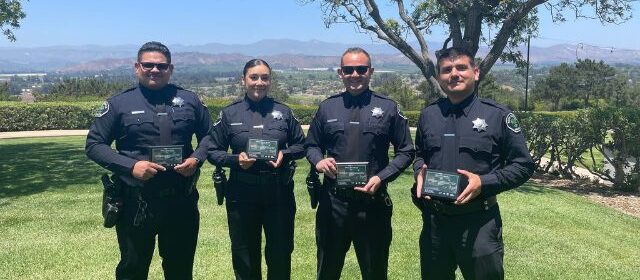 Paso Robles Police officers honored for DUI enforcement efforts