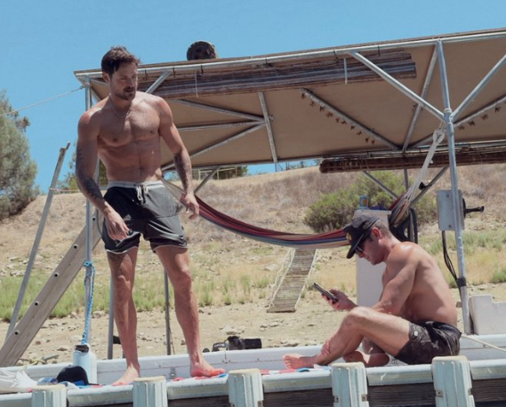 Actor Zac Efron visits Lake Nacimiento