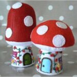 Create felt mushroom pincushions with the Paso Robles City Library