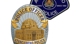 ATASCADERO police badge
