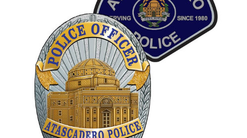 ATASCADERO police badge