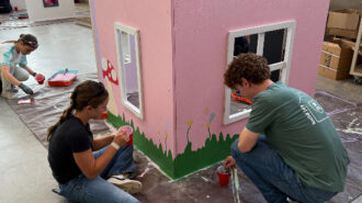 Playhouses delivered to families and Paso Robles Boys & Girls Club