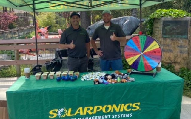 Frank Scotti and Ron Spann, at The Central Coast Zoo for Earth Day.