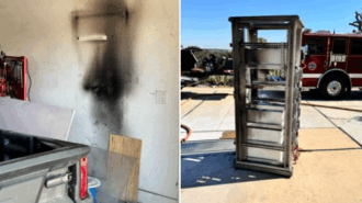 Lithium battery fire contained in Paso Robles garage