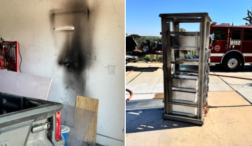 Lithium battery fire contained in Paso Robles garage