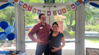 about 75 residents and staff attended the dining room event