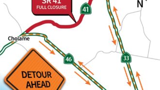 Three day daytime closure of State Route 41 begins Aug. 26
