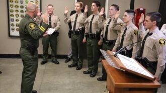 Sheriff’s Office welcomes new deputies, promotes two senior deputies