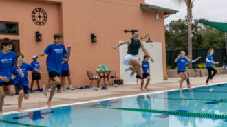 Kayla Day Pool Jump_LoriSortino
