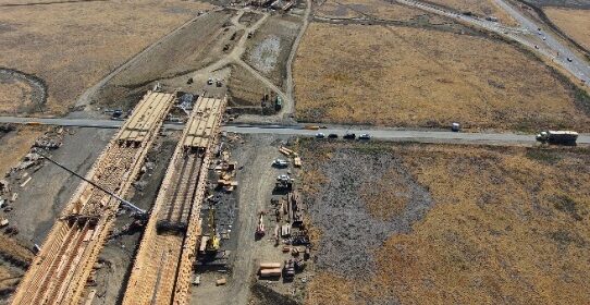 Highway 46 East widening continues with bridge work near Cholame