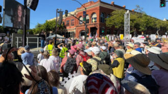 rally was one of about 2,000 held nationwide