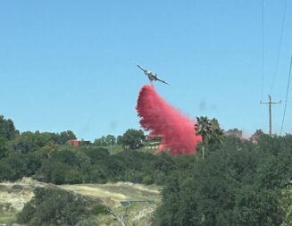 Fire near Paso Robles threatens structures, burns 8.8 acres
