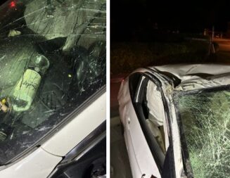 Teen crashes stolen car in SLO, flees ambulance