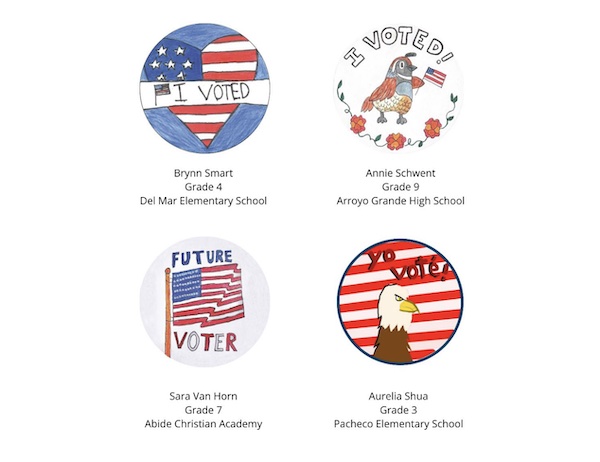 Student winners of ‘I Voted’ design contest announced
