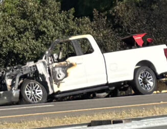 Truck catches fire along Highway 101 near Templeton