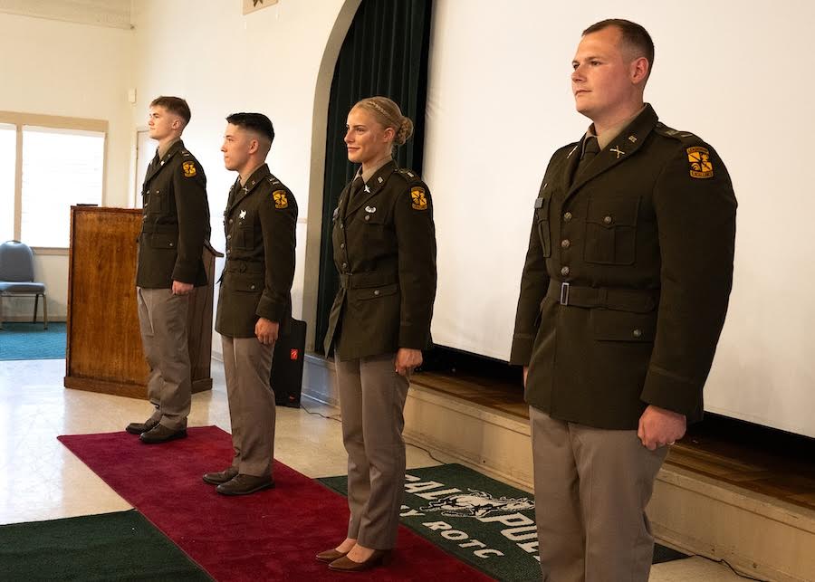 Cal Poly Rotc Cal Poly ROTC commissions four new army officers in spring ceremony ...