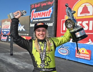 Local drag racer Maddi Gordon earns first Top Fuel victory
