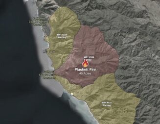 New fire breaks out on Big Sur coast