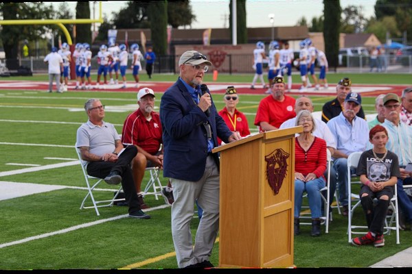 New monument at War Memorial Stadium honors 12 Bearcats lost in World War II - Paso Robles Daily News